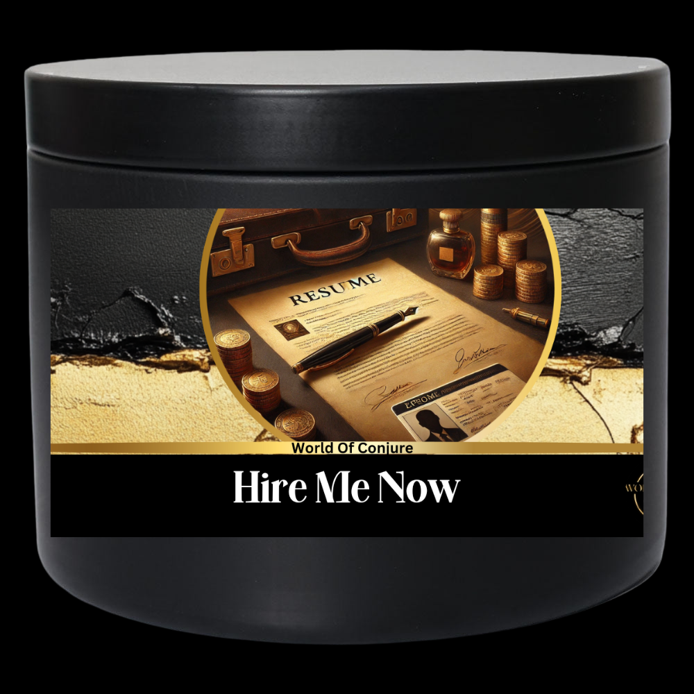 Hire Me Now | Job Manifestation | Career Movement | Rootwork Candle