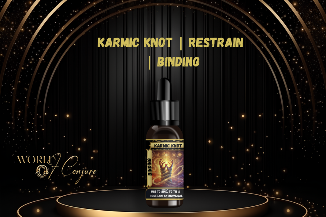 Karmic Knot Condition Oil | Binding, Tethering & Spiritual Restraint | Lock It Down for Good