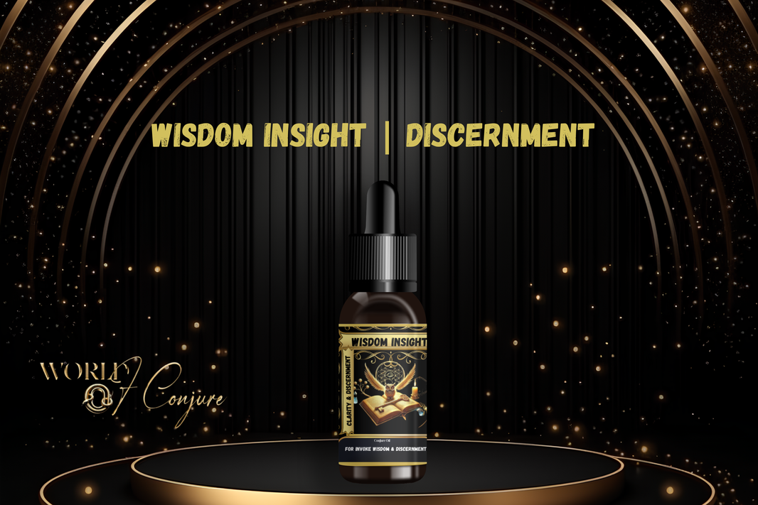 Wisdom Insight | Invoke Wisdom & Discernment Condition Oil | See Clear. Think Deep. Know Better.