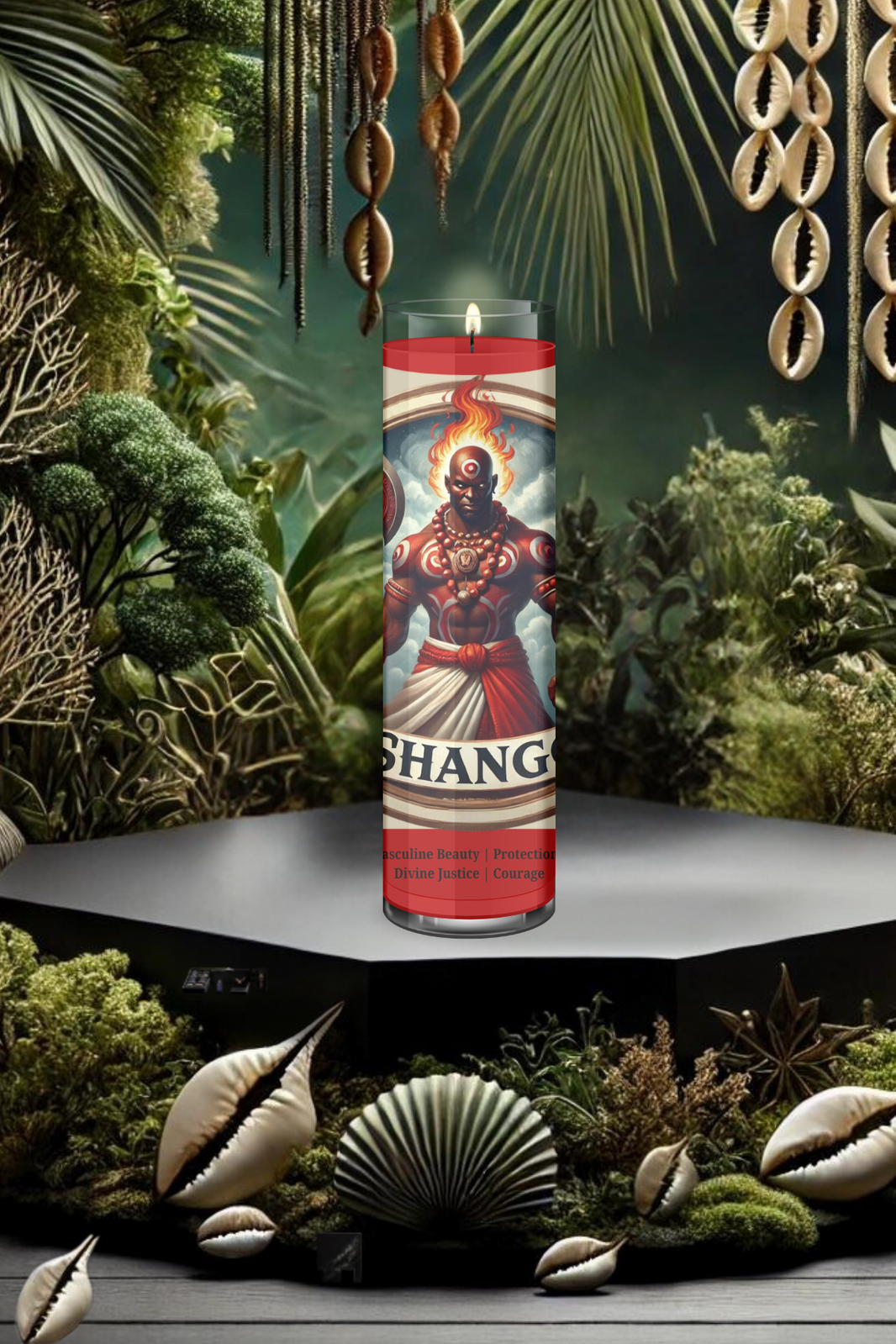Shango Orisha Offering Candle