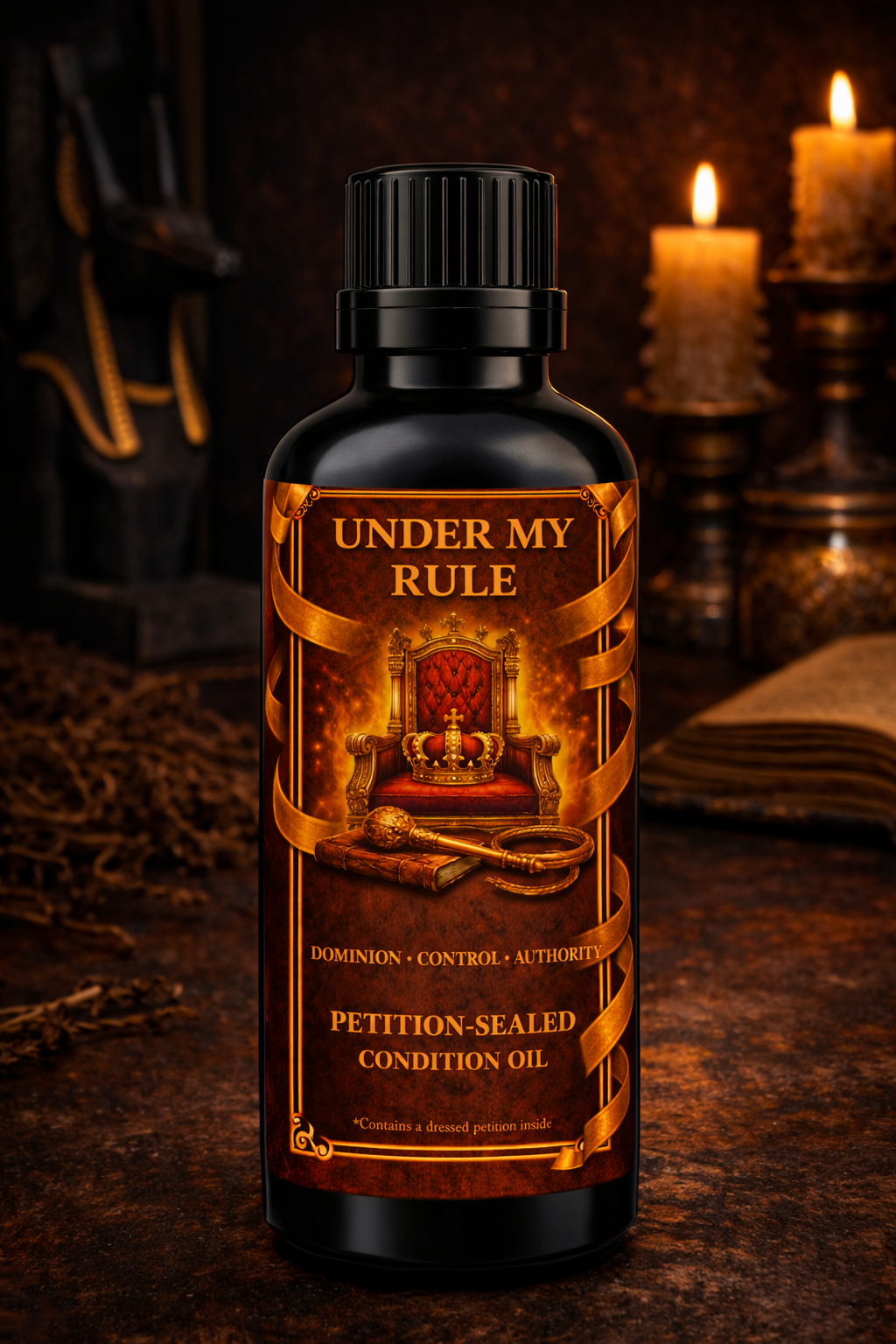 Under My Rule Condition Oil | Dominion Control Authority | Petition-Sealed Command Oil | Influence & Power Work