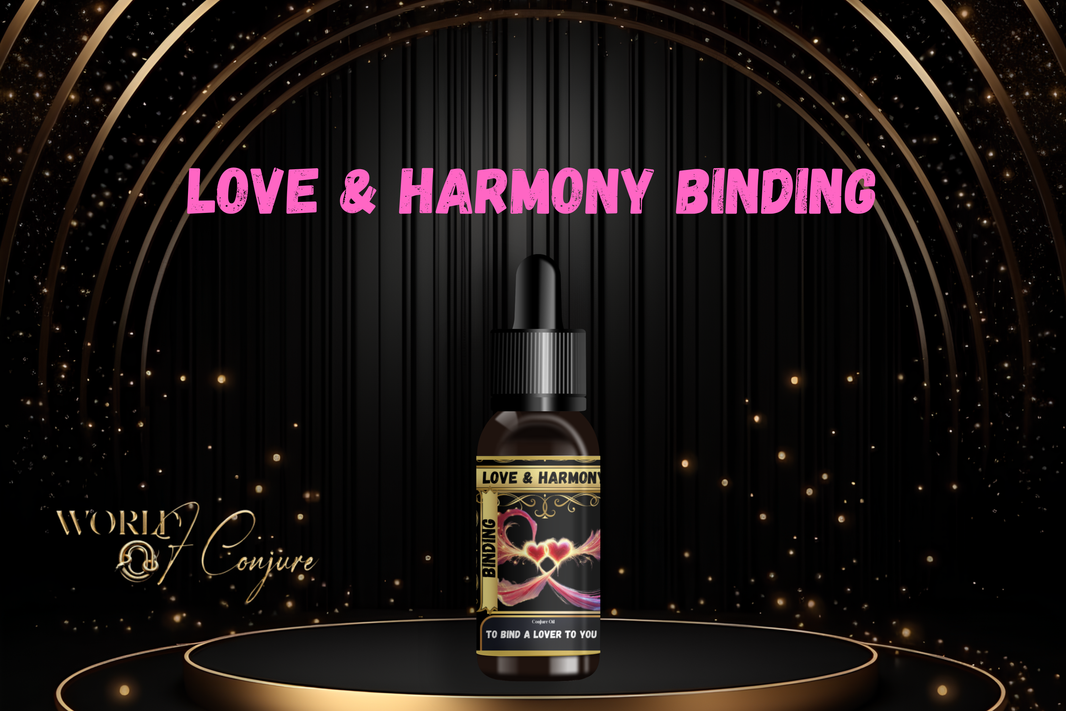 Love & Harmony Binding Condition Oil | Bind a Lover to You | Seal Devotion, Loyalty & Lasting Affection