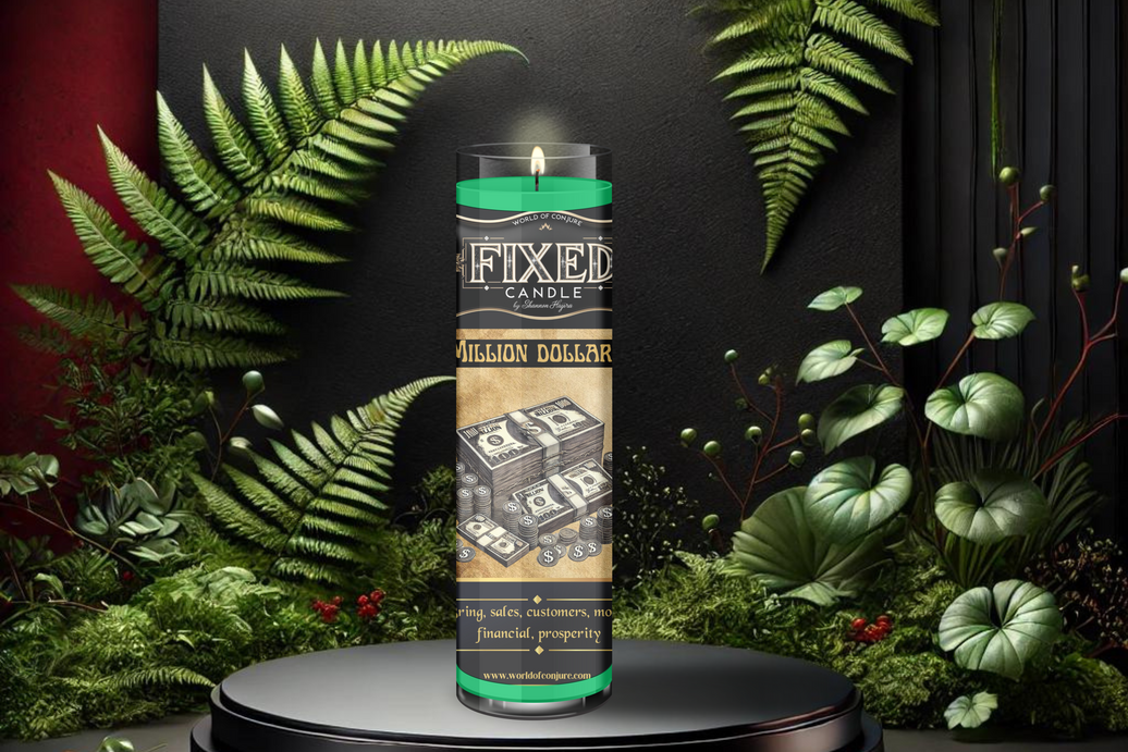 Million Dollars Candle | Big Money, Fast Sales & Overflow | Fixed Dressed 7 Day Glass Candle