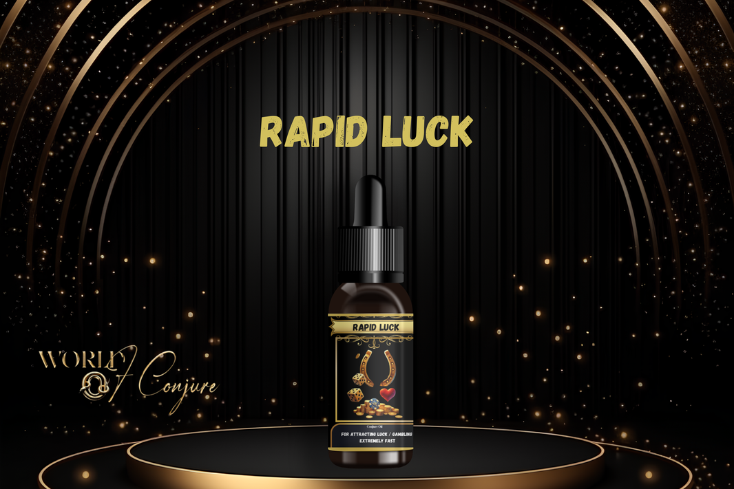 Rapid Luck Condition Oil | Attract Luck Fast, Win Quick, & Pull in Fast Fortune