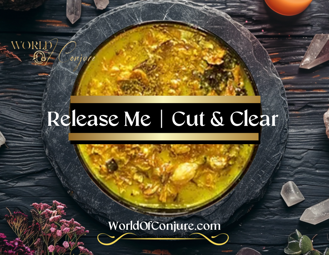 Release Me | Cut and Clear Candle- Remove Unwanted Feelings And Ties From A Bad Relationship - Hoodoo