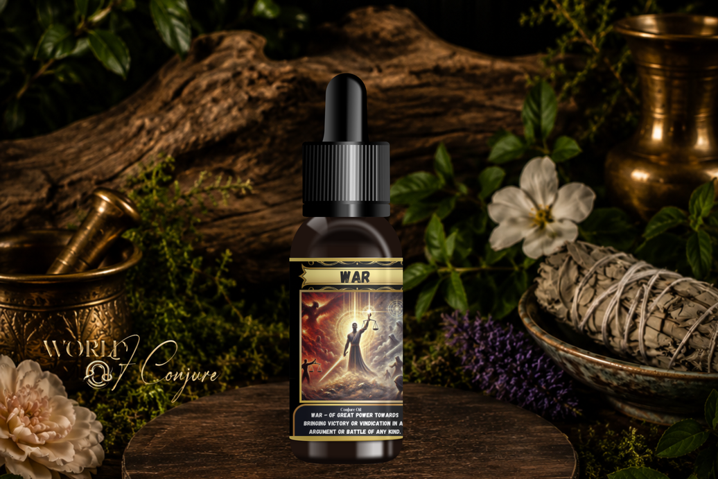 War | Victory in Disputes Condition Oil | Made for Battle. Built for Victory.