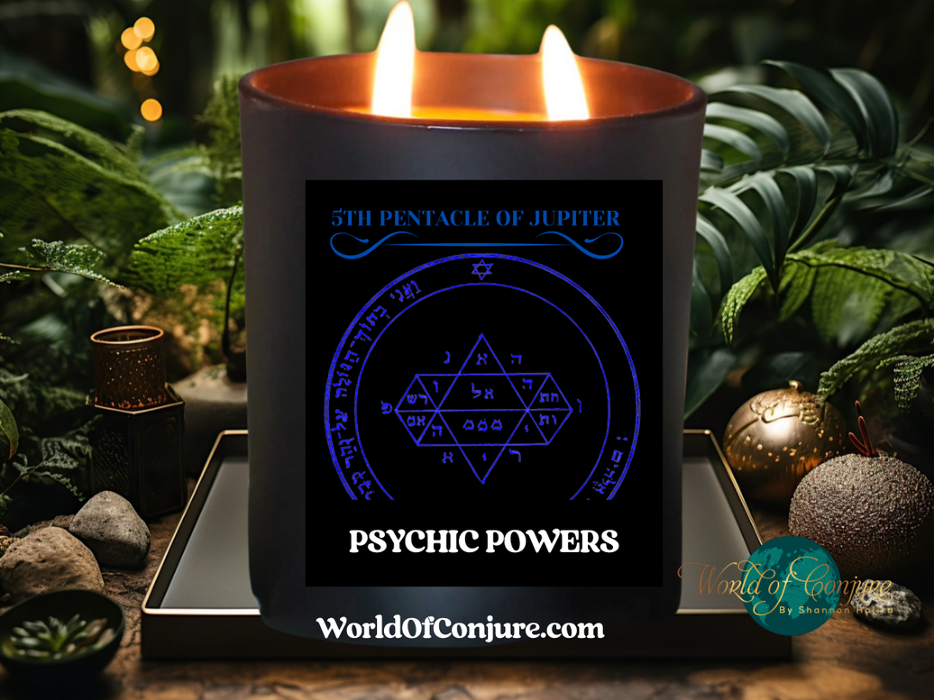 PSYCHIC POWERS | FOR King Solomon 5th Pentacle of Jupiter Ritual Candle Kit