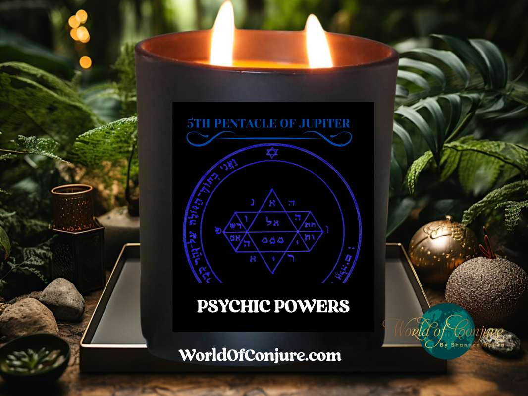 PSYCHIC POWERS | FOR King Solomon 5th Pentacle of Jupiter Ritual Candle Kit