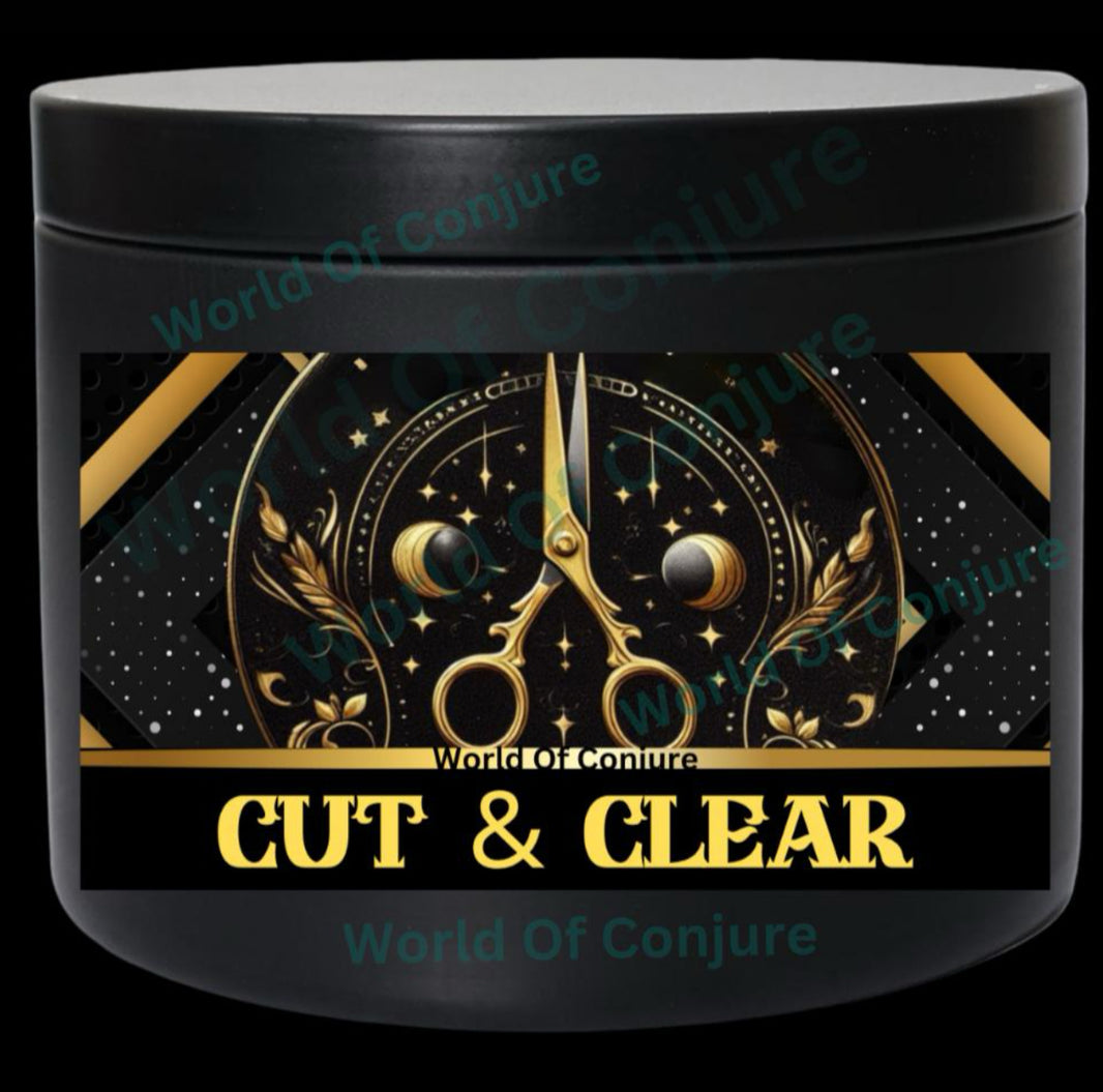 Release Me | Cut & Clear | Remove Unwanted ties | Emotional Cord-Cutting Fixed Spell Candle