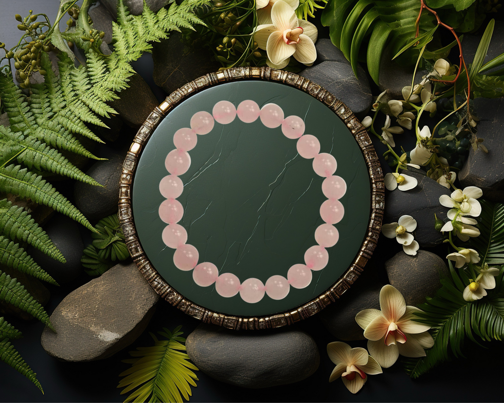 8mm Rose Quartz Bracelet