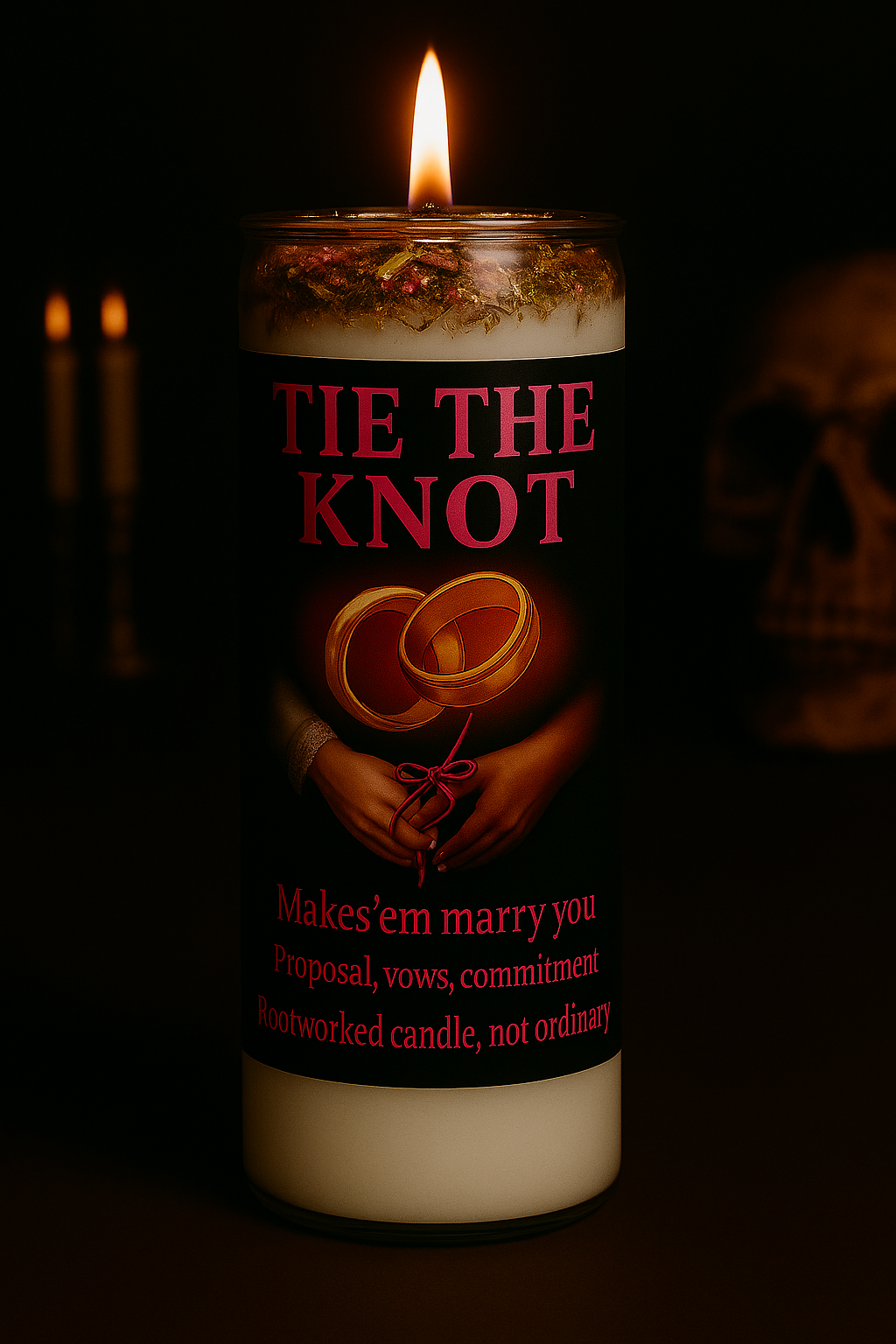 Tie The Knot | Marriage Commitment Candle | Proposal, Vows & Spiritual Bond | Rootworked Candle