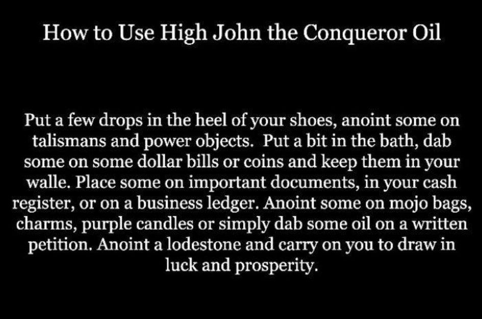 High John the Conqueror Condition Oil | Power, Victory & Unstoppable Strength | Rise, Rule & Overcome