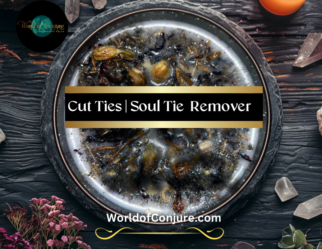SoulTie Remover Candle | Cut Emotional Ties & Energetic Cords | Fixed Cord-Cutting Ritual Candle