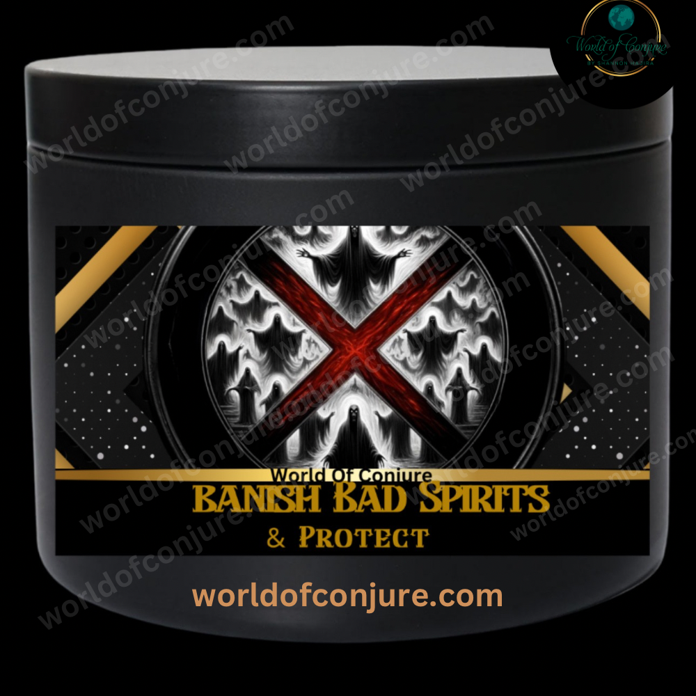 Banish Bad Spirits & Protect Spell Candle