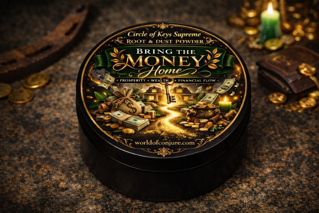 Bring the Money Home | Prosperity | Draw Wealth | Financial Flow Conjure Root & Dust Powder