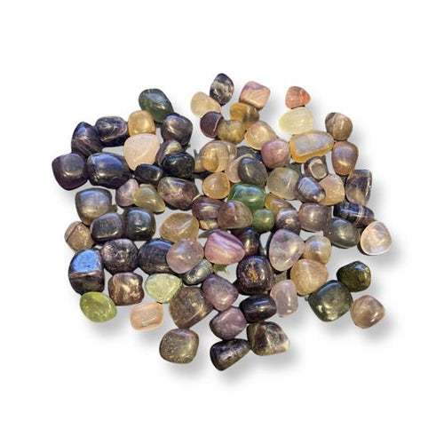 Tumbled Rainbow Fluorite