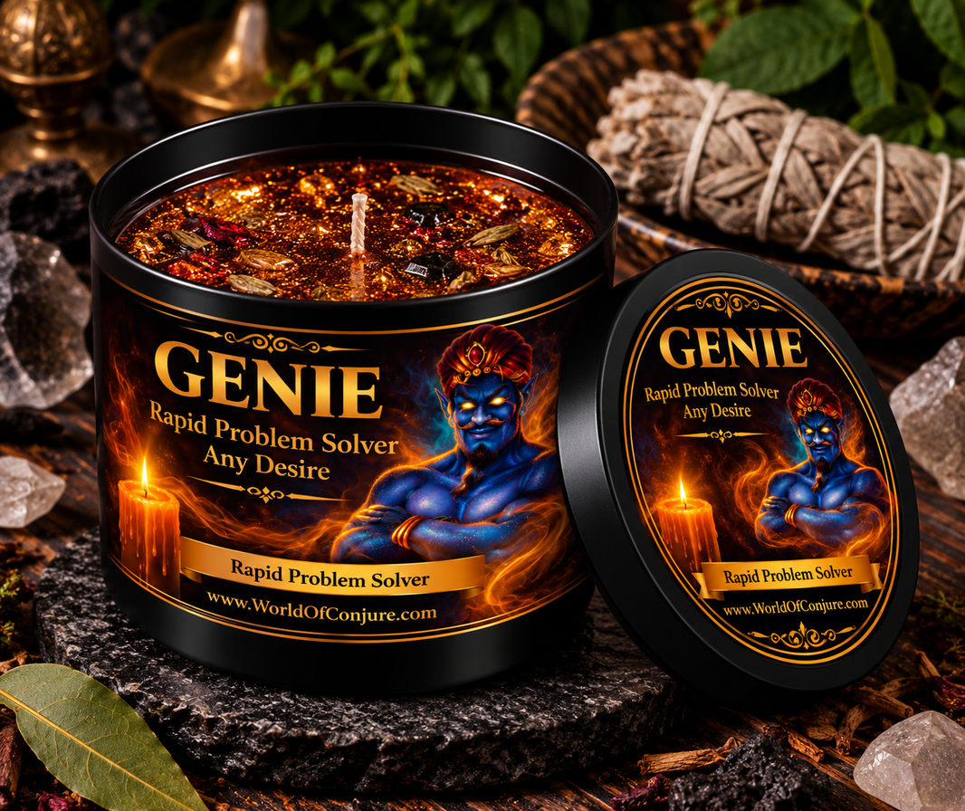 Genie | Rapid Problem Solver | Any Desire Spelled Candle
