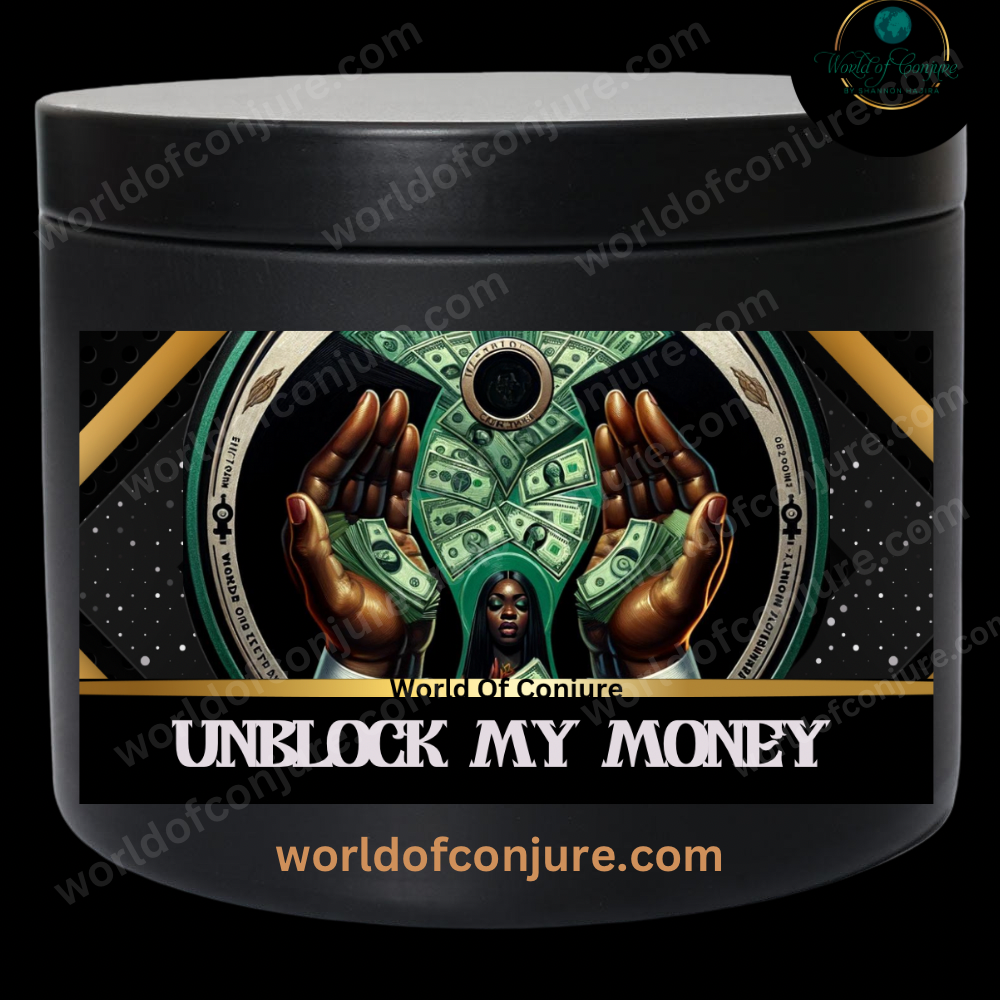 Unblock My Money | Break Financial Blocks, Unhex & Draw Wealth | Fixed Ritual Candle