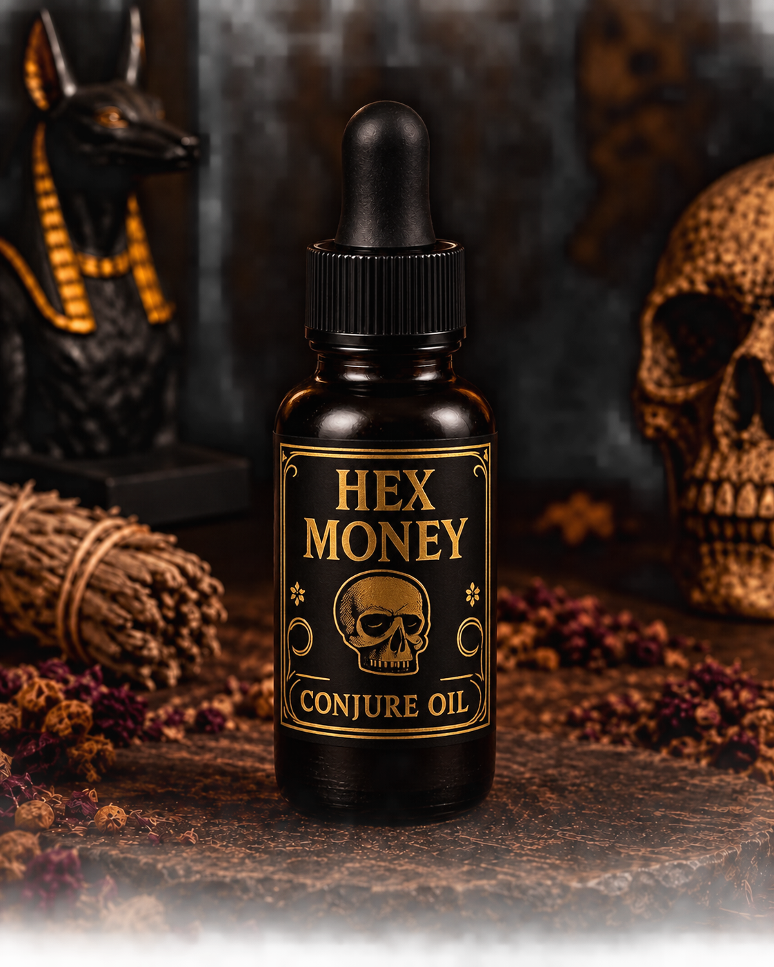Hex Money Candle & Oil Duo for Cursed Finances | Uncross, Reverse & Reclaim Wealth