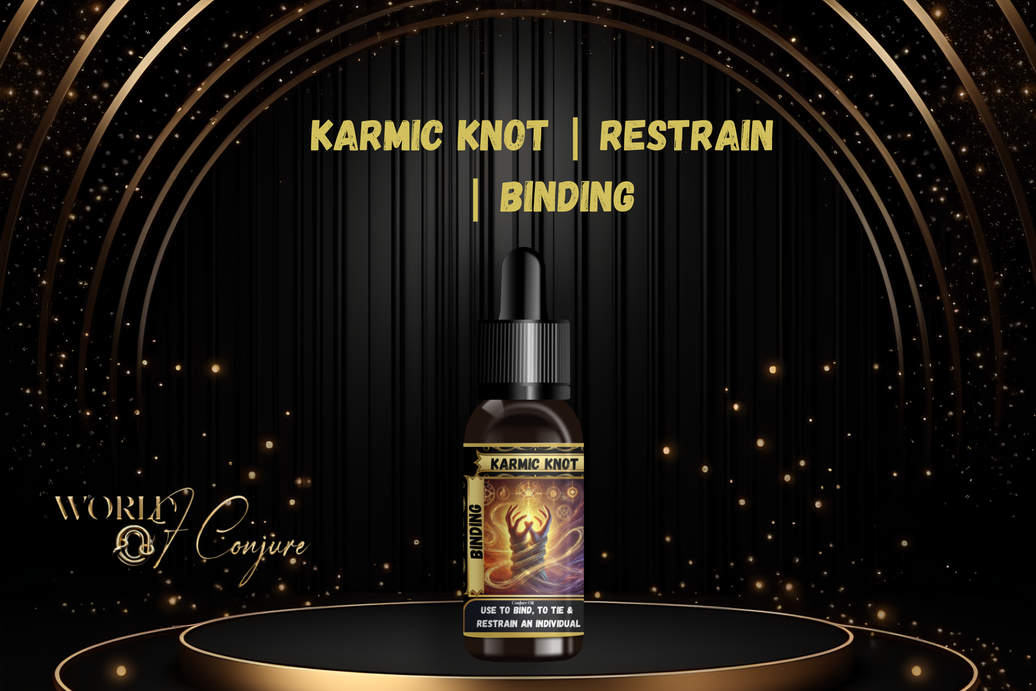 Karmic Knot Condition Oil | Binding, Tethering & Spiritual Restraint | Lock It Down for Good