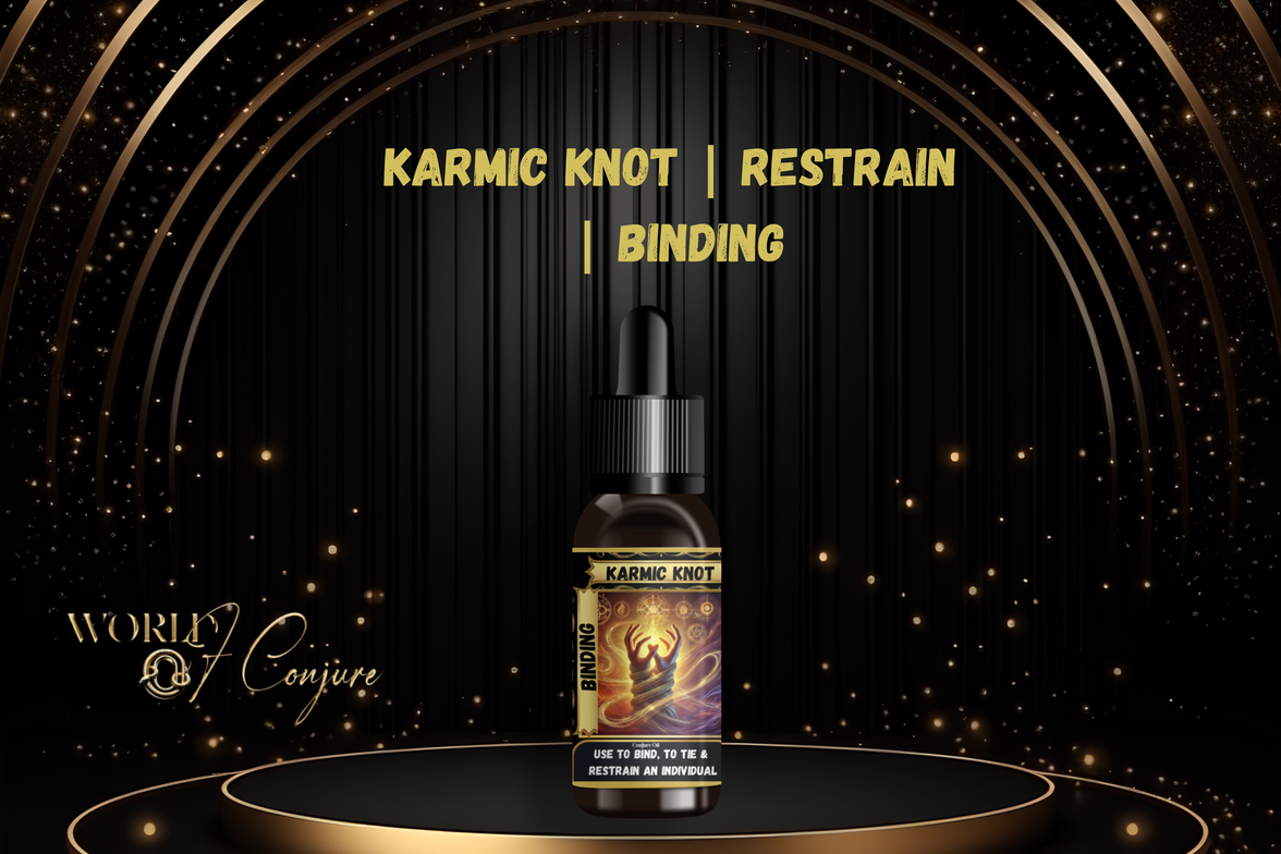 Karmic Knot Condition Oil | Binding, Tethering & Spiritual Restraint | Lock It Down for Good