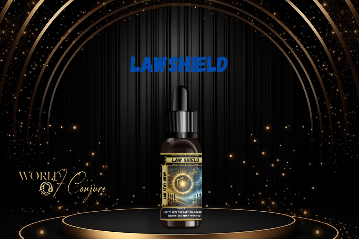Law Shield Condition Oil | Law Stay Away | Keep Police, Court & Legal Trouble Off Your Trail