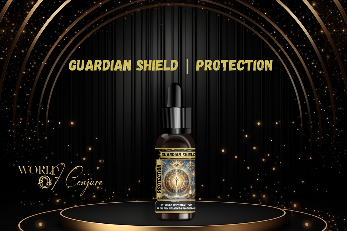 Guardian Shield Condition Oil | Protection from Bad Energy, Evil Spirits & Spiritual Attacks | Stay Covered & Safe