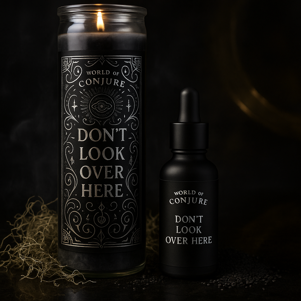 Don’t Look Over Here Cloaking Candle & Oil Duo for Invisibility | Enemy Block
