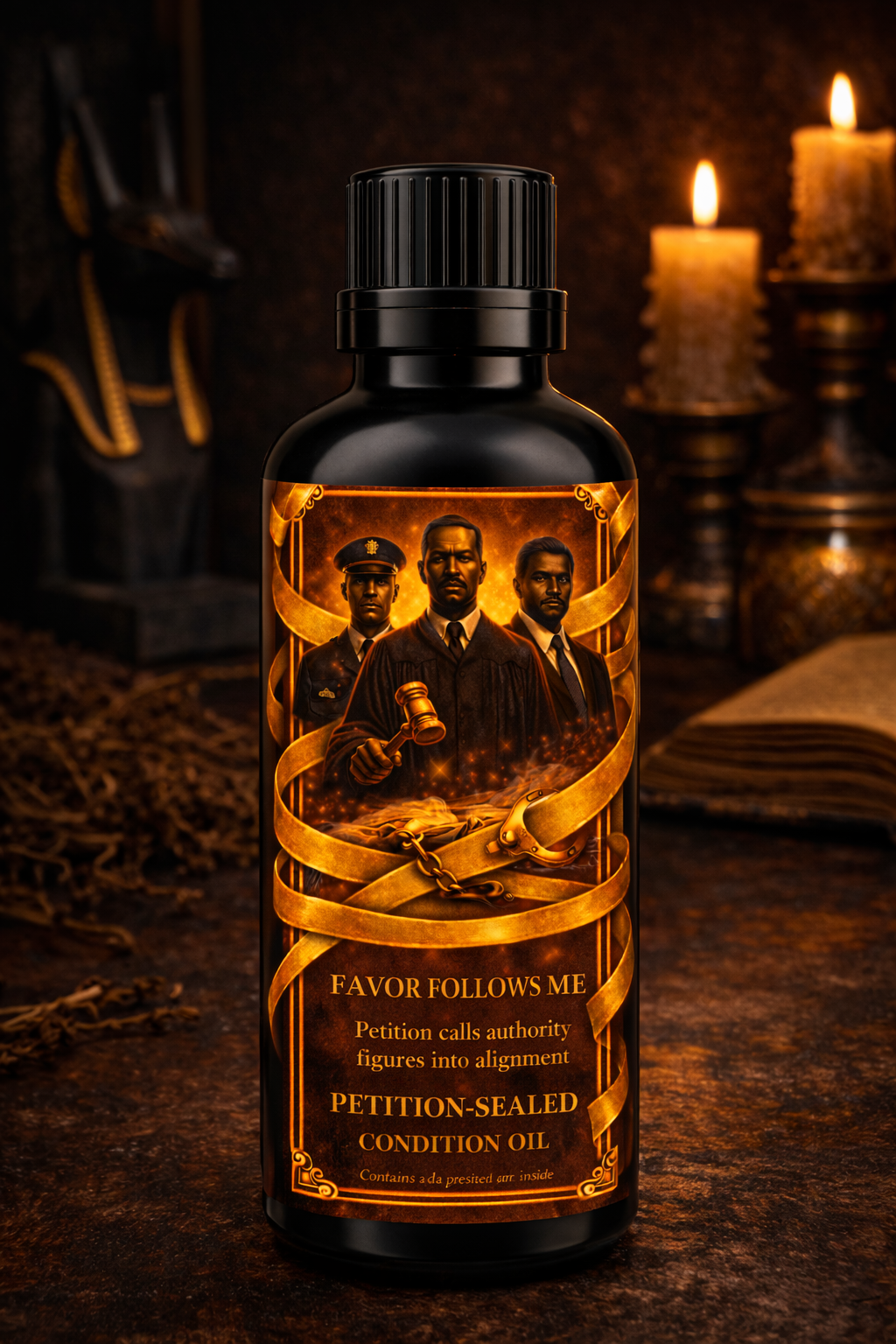 Favor Follows Me Condition Oil | Influence • Approval • Doors Opened | Petition-Sealed Rootwork Oil