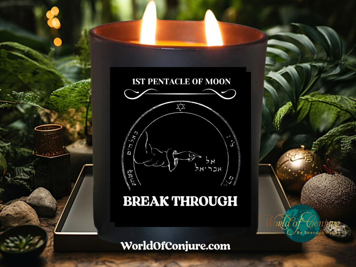 BREAKTHROUGH | King Solomon 1st Pentacle of the Moon Ritual Candle Kit