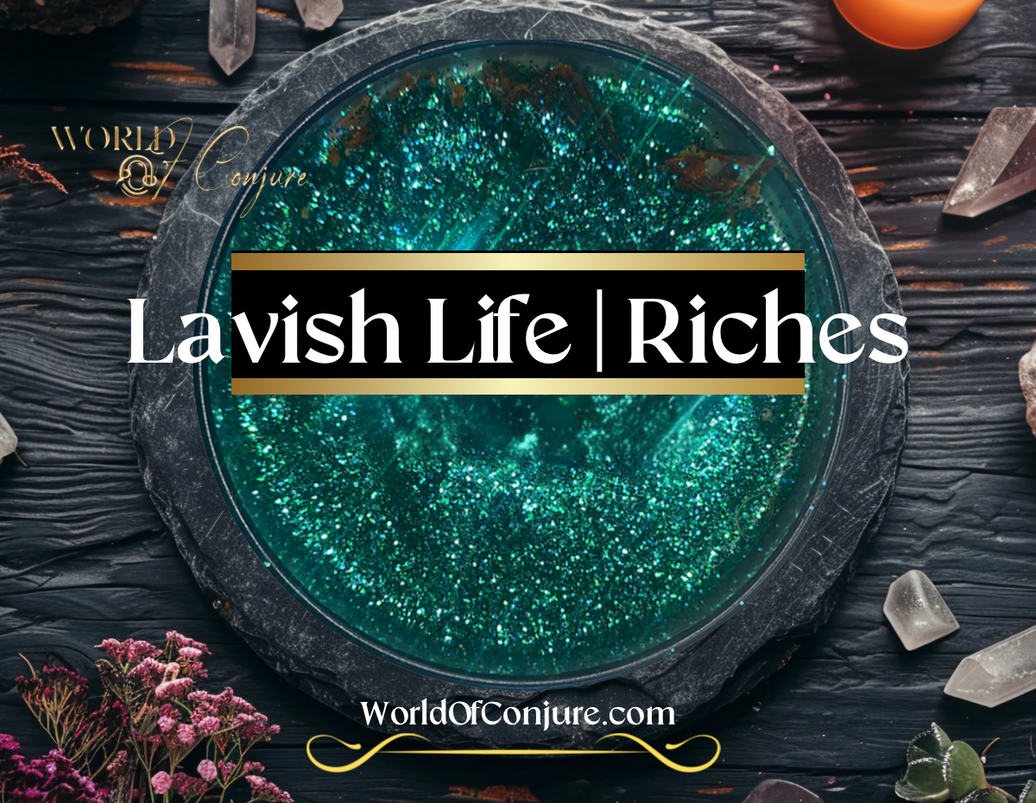 Lavish Life | Wealth, Luxury & Fast Riches Fixed Spell Candle