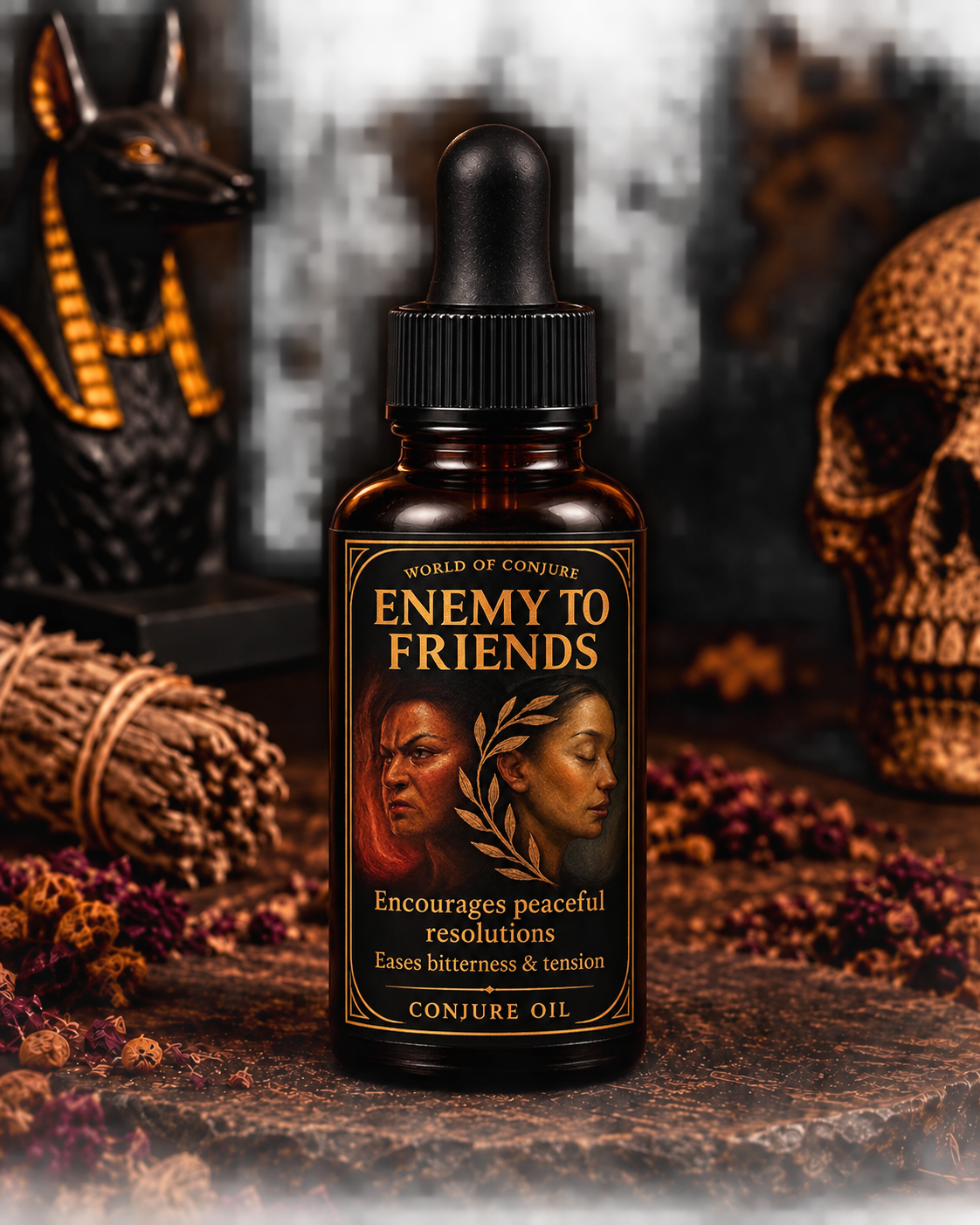Enemy to Friends | Reconciliation Candle | Turn Conflict into Peace | Fixed 7 Day Fixed Spell Candle