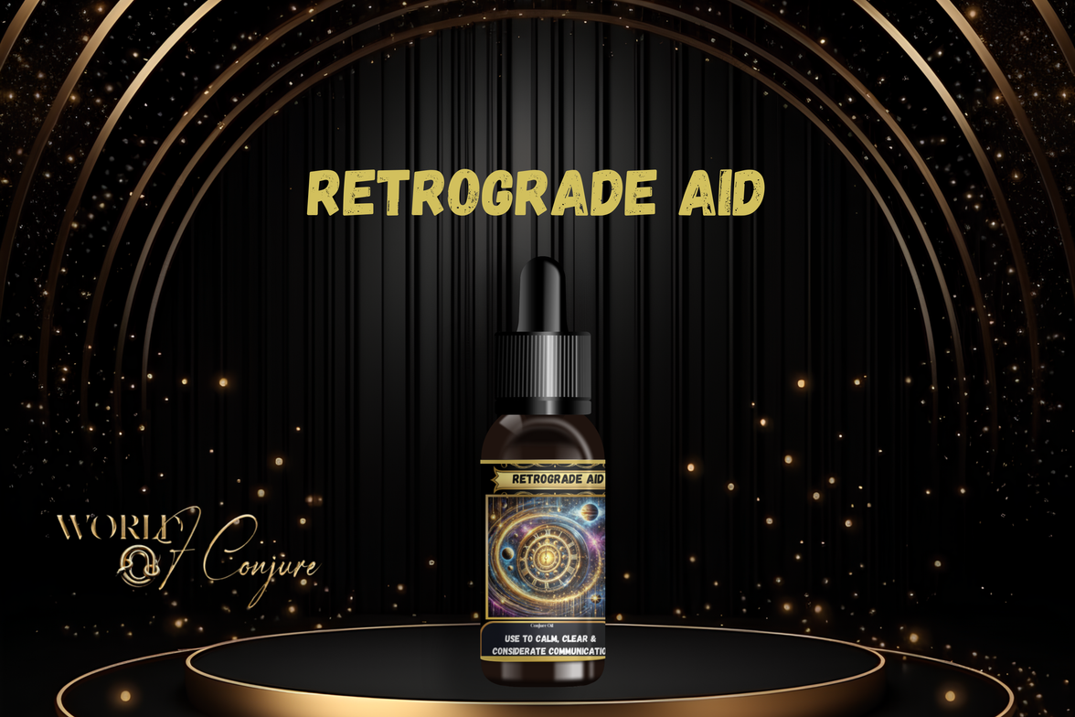 Mercury Retrograde Condition Oil | Calm the Chaos, Clear the Static & Shield Your Spirit