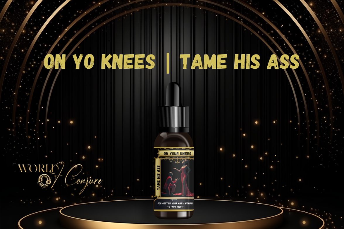 De rodillas | Aceite acondicionador para domar su trasero