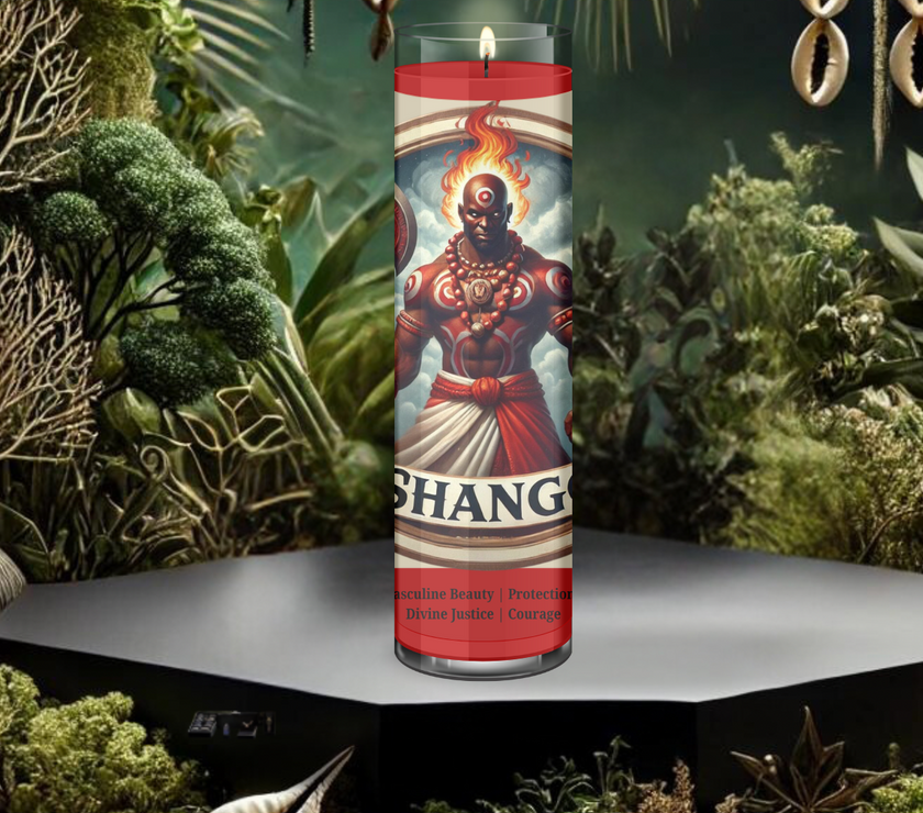 Shango Orisha Offering Candle