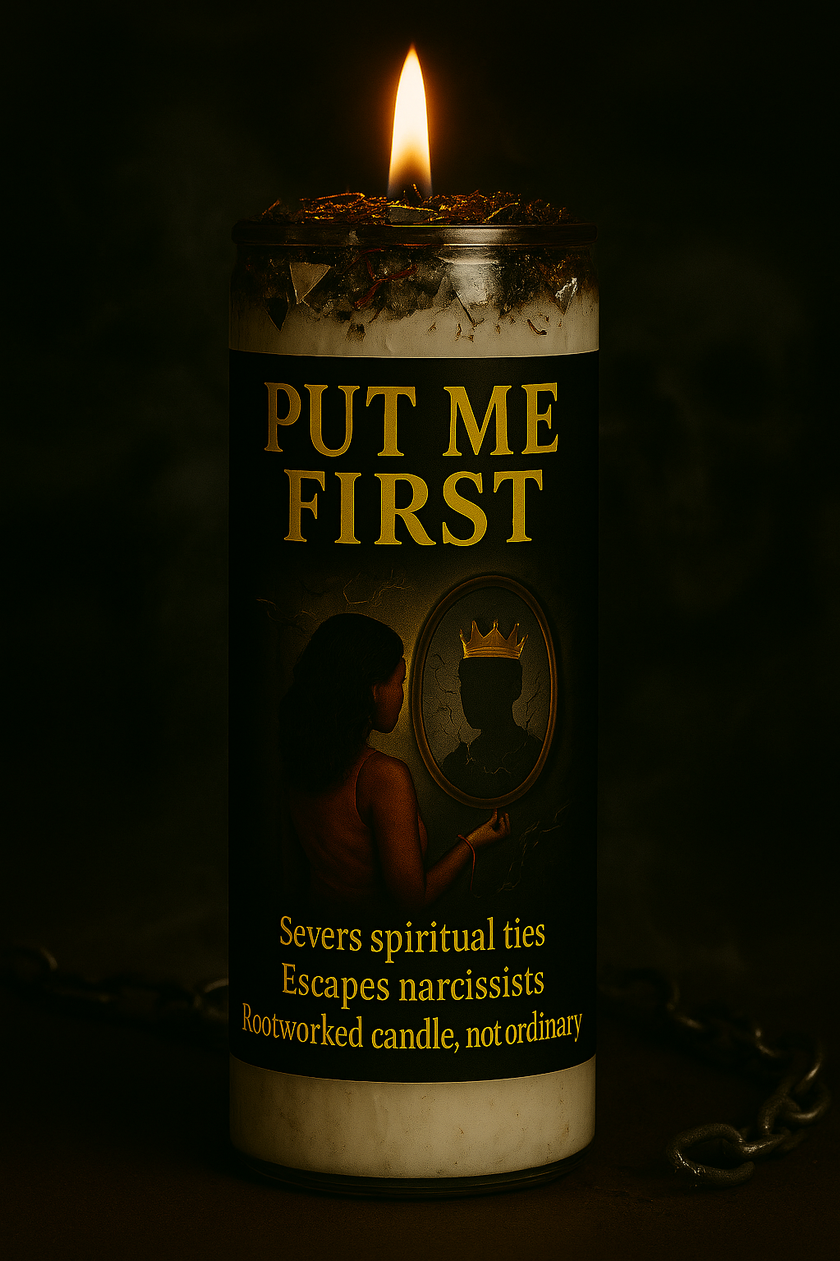 Put Me First Candle | Narcissist Escape | Cut Ties | Rootwork Candle