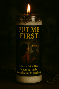 Put Me First Candle | Narcissist Escape | Cut Ties | Rootwork Candle
