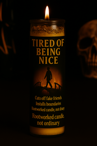 Tired of Being Nice | Cut Off Fake Friends | Spiritual Boundaries | Rootworked Fixed Candle