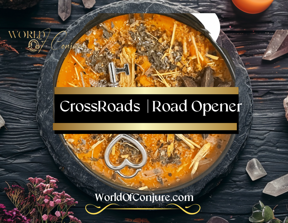 Crossroads | Road Opener | Open Paths | Break Through & Begin Again Fixed Spell Candle