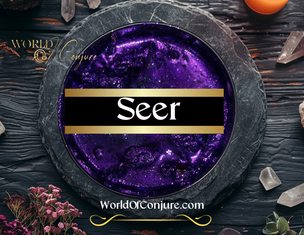 Seer Candle | Psychic Vision, Dream Messages & Third Eye Activation | Fixed Ritual Spell Candle