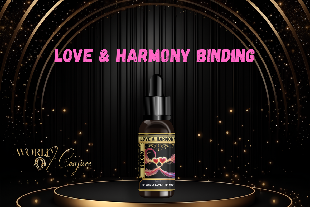 Love & Harmony Binding Condition Oil | Bind a Lover to You | Seal Devotion, Loyalty & Lasting Affection