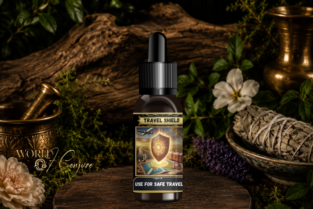 Travel Shield Condition Oil | Protect Your Journey, Guard the Road & Cover Every Step