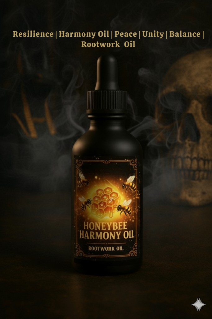 Honeybee Harmony Oil | Peace | Unity | Balance | Rootwork Condition Oil