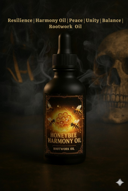 Honeybee Harmony Oil | Peace | Unity | Balance | Rootwork Condition Oil