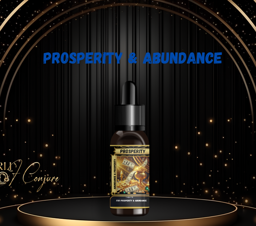 Prosperity & Abundance Condition Oil | Wealth Flow, Growth Energy & Overflowing Blessings