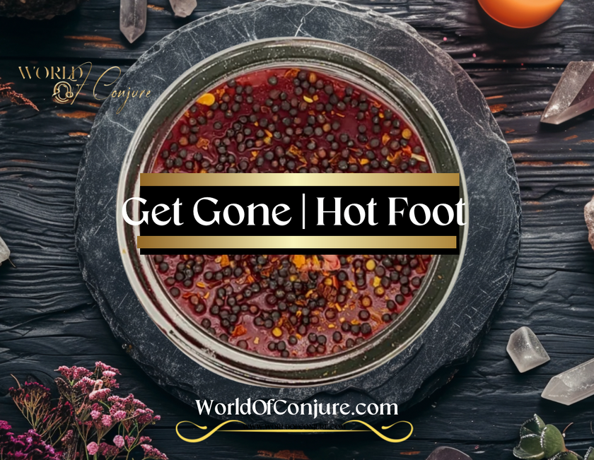 Get Gone | Hot Foot Fixed Spell  Candle