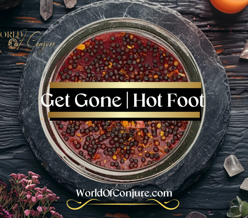 Get Gone | Hot Foot Fixed Spell  Candle