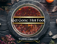 Get Gone | Hot Foot Fixed Spell  Candle
