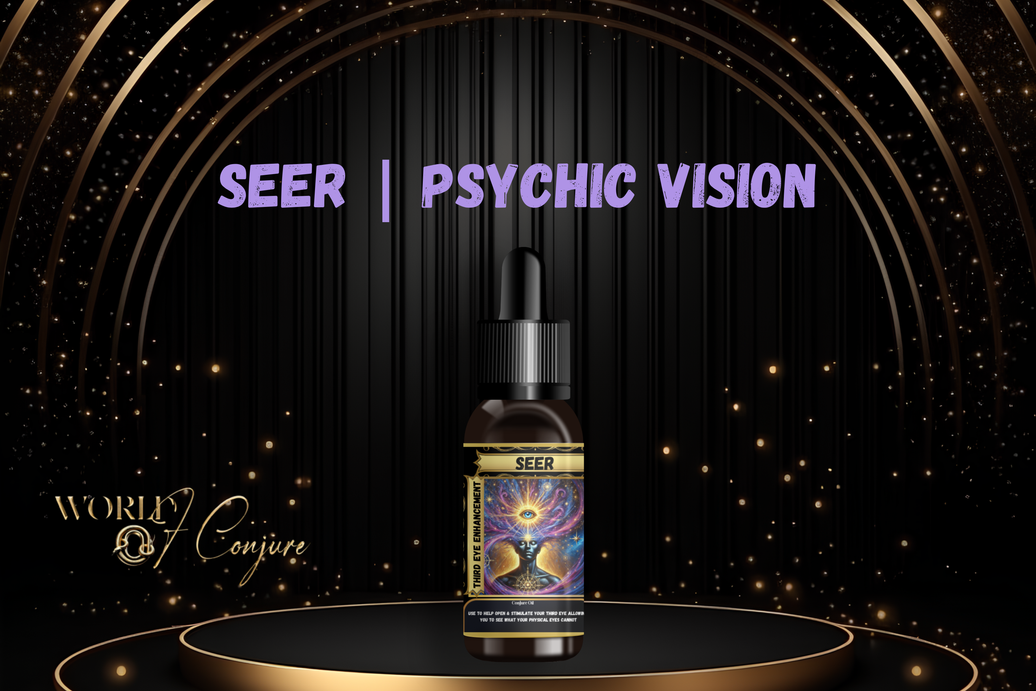 Seer Condition Oil | Psychic Vision, Intuition & Third Eye Awakening
