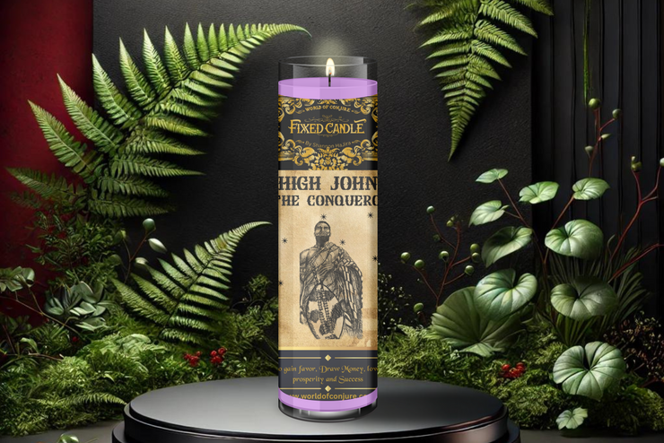 🎁 High John The Conqueror Fixed Ritual Candle (100% off)